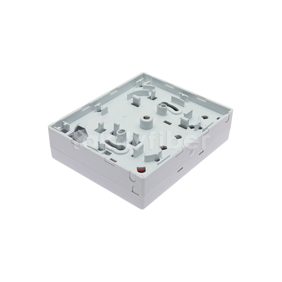 1 Core 2core 4core FTTH Faceplate SC LC Adapter UL94V0 ABS جدار تصاعد FTTH صندوق روزيت