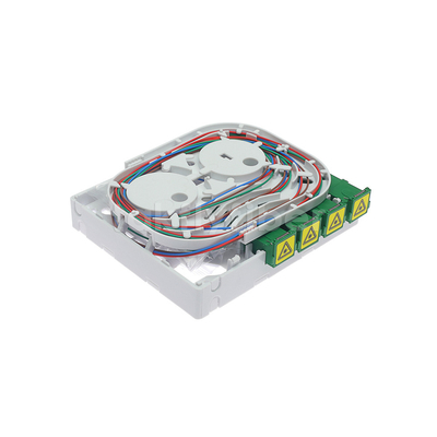 1 Core 2core 4core FTTH Faceplate SC LC Adapter UL94V0 ABS جدار تصاعد FTTH صندوق روزيت