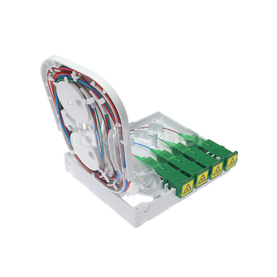 1 Core 2core 4core FTTH Faceplate SC LC Adapter UL94V0 ABS جدار تصاعد FTTH صندوق روزيت