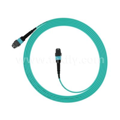 MPO/MTP Patchcord 16-Core SM/MM Trunk Cable Jumper Fiber Optic لمركز البيانات AI FTTX