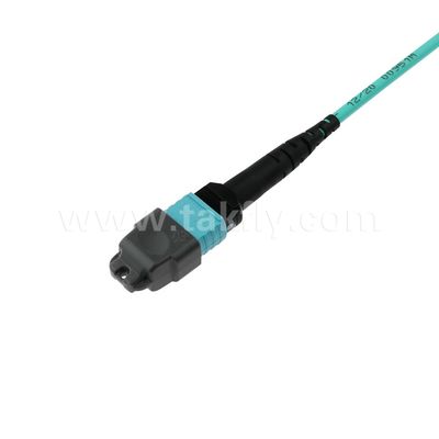 MPO/MTP Patchcord 16-Core SM/MM Trunk Cable Jumper Fiber Optic لمركز البيانات AI FTTX