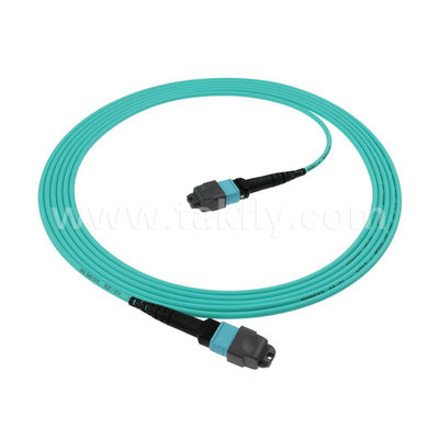 MPO/MTP Patchcord 16-Core SM/MM Trunk Cable Jumper Fiber Optic لمركز البيانات AI FTTX