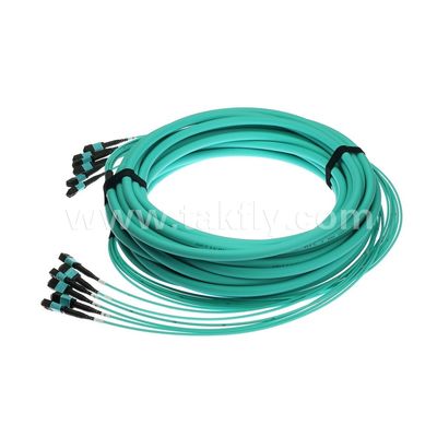 MPO/MTP Patchcord كابل الجذع 72-Core SM/MM Jumper Fiber Optic لمركز البيانات AI FTTX