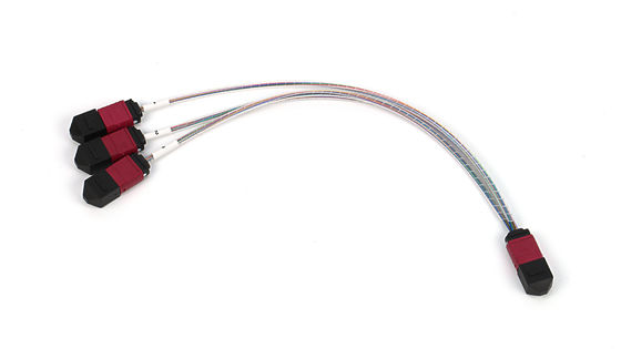 MPO/MTP Patchcord كابل الجذع 72-Core SM/MM Jumper Fiber Optic لمركز البيانات AI FTTX