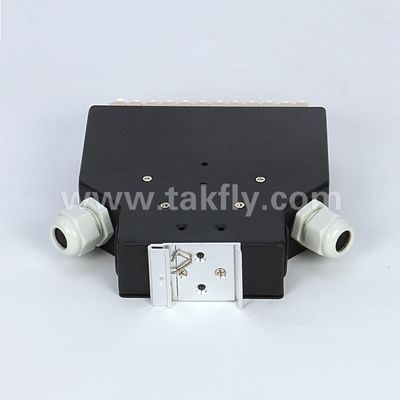 صندوق المحطة DIN الحديد المثبتة الألومنيوم LC/Sc Sx/Dx الألياف البصرية للاتصالات FTTX