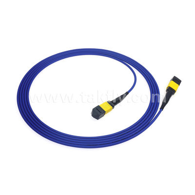 MPO/MTP Patchcord سلك الجذع المدرع SM/MM Jumper Fiber Optic لمركز البيانات AI FTTX Telecom