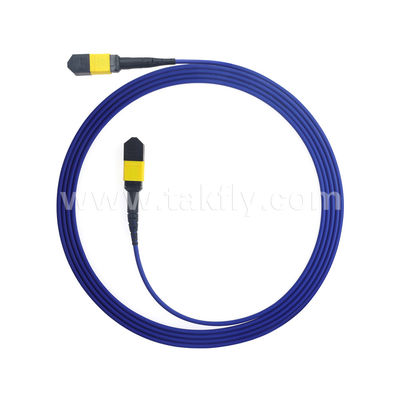 MPO/MTP Patchcord سلك الجذع المدرع SM/MM Jumper Fiber Optic لمركز البيانات AI FTTX Telecom