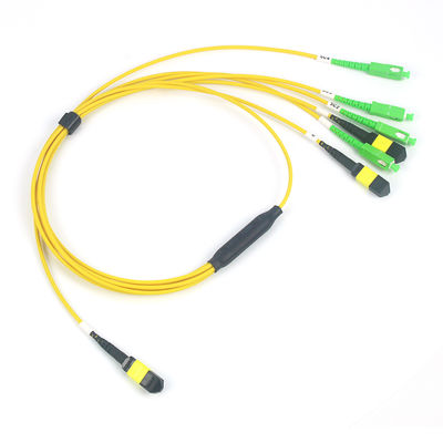 MPO/MTP Patchcord كابل Fanout Splitter SC/LC/FC/ST/MPO الألياف الضوئية لمركز البيانات AI FTTx Telecom