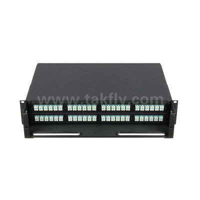 MPO/MTP إدارة لوحة التصحيح كاسيت الألياف البصرية لمركز البيانات FTTX Telecom