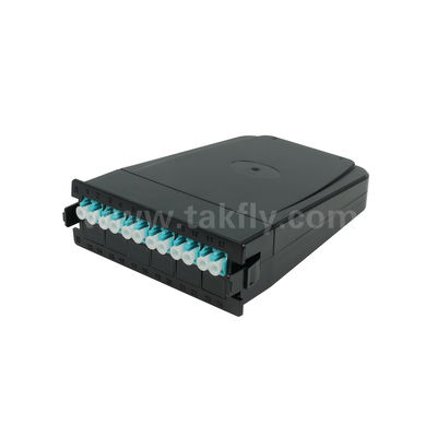 وحدة كاسيت MPO MPO/MTP-LC 12C/24C ألياف بصرية لمركز البيانات FTTX