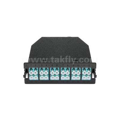 وحدة كاسيت MPO MPO/MTP-LC 12C/24C ألياف بصرية لمركز البيانات FTTX