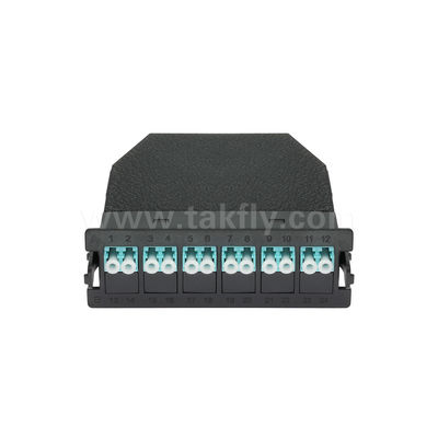 وحدة كاسيت MPO MPO/MTP-LC 12C/24C ألياف بصرية لمركز البيانات FTTX