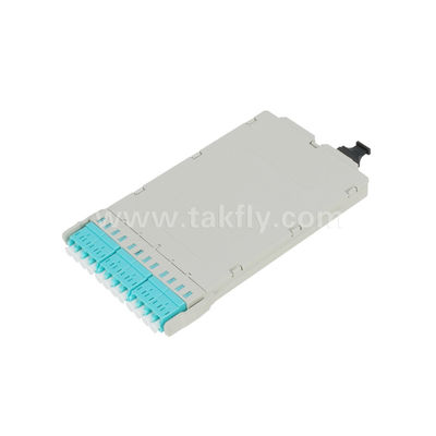 MPO/MTP كاسيتة وحدة متوقعة MPO/MTP-LC 12C الألياف الضوئية لمركز البيانات FTTX