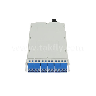 MPO/MTP كاسيتة وحدة متوقعة MPO/MTP-LC 12C الألياف الضوئية لمركز البيانات FTTX