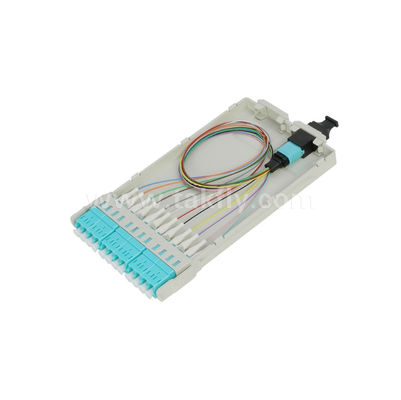 MPO/MTP كاسيتة وحدة متوقعة MPO/MTP-LC 12C الألياف الضوئية لمركز البيانات FTTX