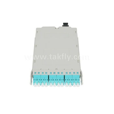 MPO/MTP كاسيتة وحدة متوقعة MPO/MTP-LC 12C الألياف الضوئية لمركز البيانات FTTX