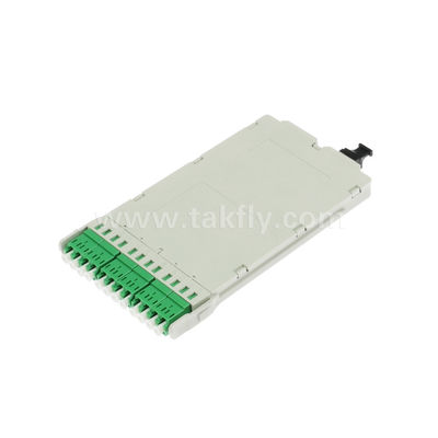MPO/MTP كاسيتة وحدة متوقعة MPO/MTP-LC 12C الألياف الضوئية لمركز البيانات FTTX