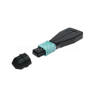 MPO/MTP Loopback Connector SM/MM التجمعات الكابلات الألياف الضوئية لمركز البيانات FTTX