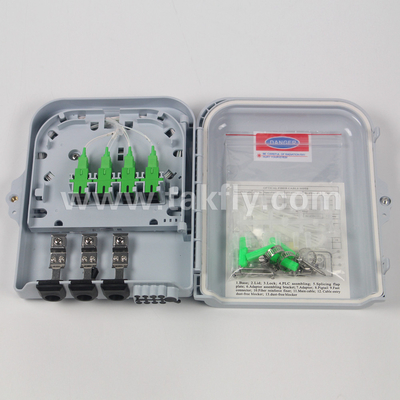 FTKS-1805-08F 8 علبة انتهاء الألياف البصرية ، FTTx علبة اتصال كابل الألياف البصرية
