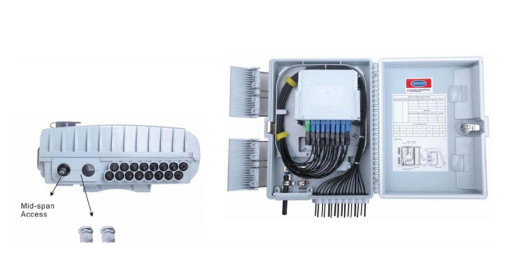 FTKS-1805-16F 16 منفذ صندوق إنهاء الألياف ، FTTx صندوق إنهاء كابل الألياف وزن خفيف