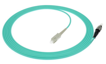 3.0mm SC-FC سلك العصابة الألياف البصرية البسيطة / المزدوجة للاتصال السلس في البيئات القاسية