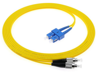 3.0mm SC-FC سلك العصابة الألياف البصرية البسيطة / المزدوجة للاتصال السلس في البيئات القاسية