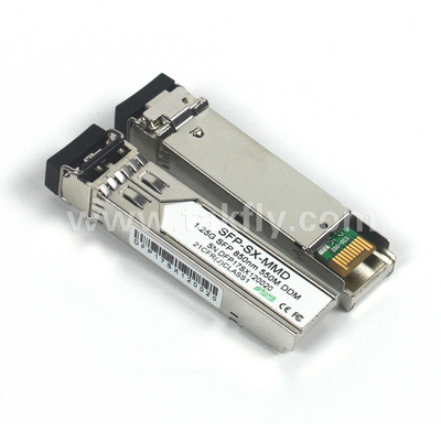 1.25G SFP 850NM 550M MMF DDM LC CISCO JUNIPER HUAWEI متوافقة مع SFP