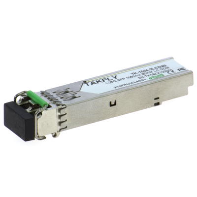 1.25G SFP 1550nm 80KM SMF DDM LC CISCO JUNIPER HUAWEI وحدة ناقل بصري متوافق مع حساسية المستقبل -26dBm