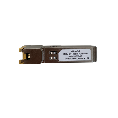 1000BASE-T SFP النحاس 100m RJ-45 CISCO JUNIPER HUAWEI متوافق SFP وحدة ناقل بصري