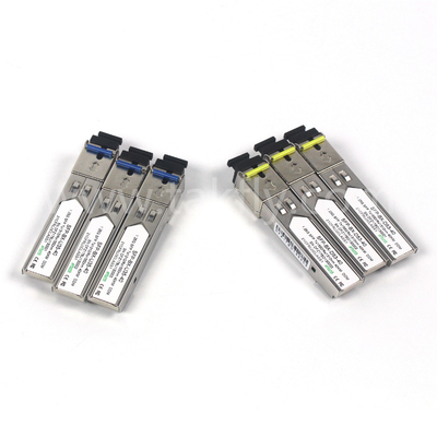 1.25G SFP BIDI Module Transceiver Optical Tx1310/Rx1550nm 40KM SMF DDM LC CISCO JUNIPER HUAWEI متوافق