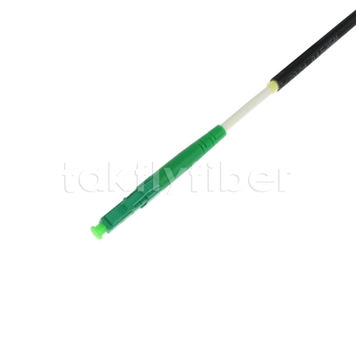 الدرجة التليفزيونية CPR Dca معتمدة 4.5 ملم مزدوجة الصدرية الألياف الضوئية Patchcord SM G657AB3 LSZH سترة سوداء SCAPC إلى LCAPC