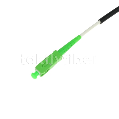 الدرجة التليفزيونية CPR Dca معتمدة 4.5 ملم مزدوجة الصدرية الألياف الضوئية Patchcord SM G657AB3 LSZH سترة سوداء SCAPC إلى LCAPC