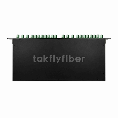 16CH DWDM MUX DEMUX مع جهاز مراقبة وميناء توسيع 1625nm OTDR و EDFA