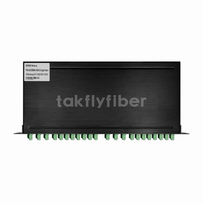 16CH DWDM MUX DEMUX مع جهاز مراقبة وميناء توسيع 1625nm OTDR و EDFA