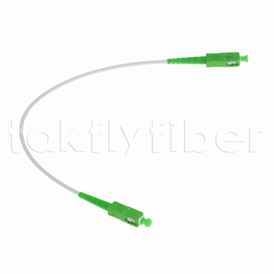 المقاومة للقوارض G657A2 SC APC Fiber Optic Patchcord كابل التصحيح المصنوع من الألياف المدرعة SM 3.0mm