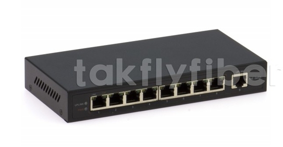 DF-1E-8EP 8-Port 10/100Mbps Fast Ethernet Switch مع الرطوبة غير المتجمدة 0-95%