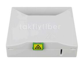 علبة انتهاء الألياف البصرية FTTH مع مدخل كابل 1 منفذ للكابل التصحيحي