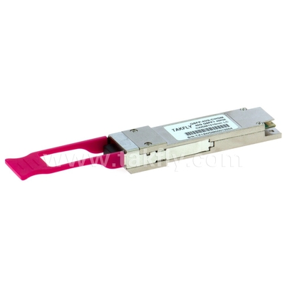 100 جيجابايت في الثانية QSFP28 ER4 ناقل إرسال ضوئي خفيف حتى 27.952 جيجابايت في الثانية معدل البيانات لكل قناة