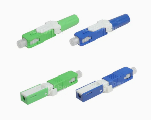 LC Connector Style SC Fast Connector للكابلات الضوئية ذات قطر 0.125mm