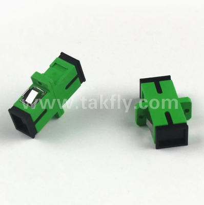 متوافق مع RoHS FTTH SC Simplex Duplex Fiber Optic Adapter درجة حرارة التشغيل -40- 85C خسارة العودة ≥45dB