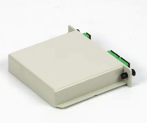 1x4 FTTX Gpon Fiber Casette نوع LGX PLC Splitter مع Sc / APC Connector موثوقية عالية واستقرار