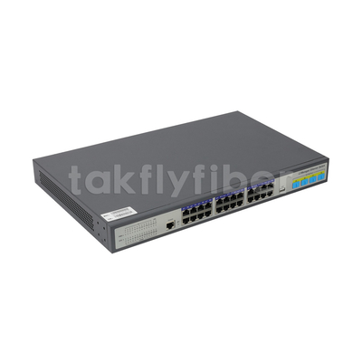 طبقة 3 إدارة 24 منفذ Gigabit PoE مع 4 X 10G SFP