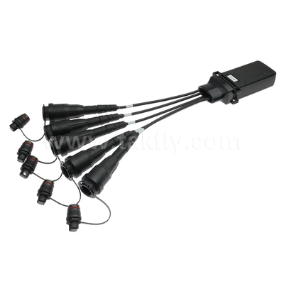 مقاوم للماء 1X4 ميني سوبرتاب إغلاق المحطة النوع PLC الفاصل الألياف الضوئية مع Supertap الإناث Optitap متوافقة الموصولات