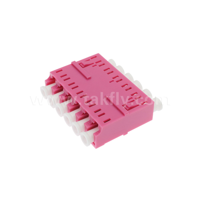 LC / PC 6 طرق محول ، MM OM3 ((Aqua) ، OM4 ((Violet) الأزرق ، بدون فلينج