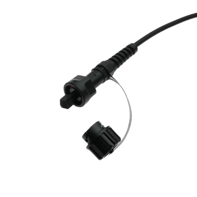 كابل الألياف الضوئية الرئيسي من نوع ODVA PC/APC MPO MTP لشبكات الاتصالات ذات النطاق الترددي