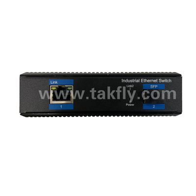 مفتاح جيجابت POE صناعي مع منفذ SFP واحد وتركيب سكة DIN