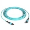 16 Core OM4 MTP Fiber Patch Cord رابط MPO-MPO