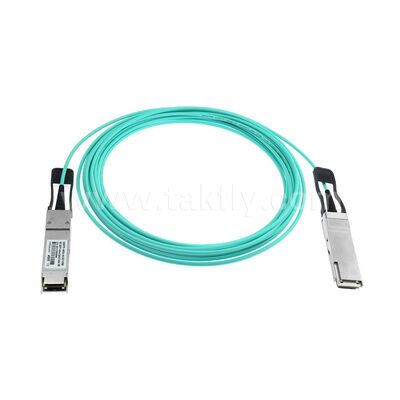 كابلات أوبتيكية نشطة AOC الألياف 40G QSFP + إلى 40G QSFP + لمركز البيانات FTTH FTTX