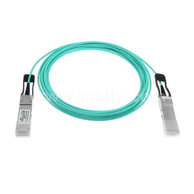 كابلات أوبتيكية نشطة AOC الألياف 40G QSFP + إلى 40G QSFP + لمركز البيانات FTTH FTTX
