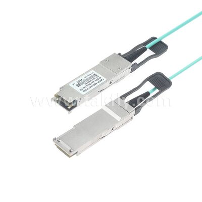 كابلات أوبتيكية نشطة AOC الألياف 40G QSFP + إلى 40G QSFP + لمركز البيانات FTTH FTTX